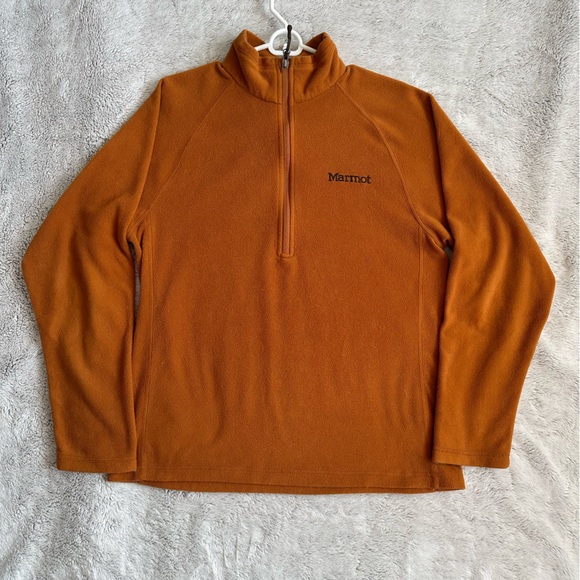 Marmot women’s Brown/Rust fleece Sweater - Picture 1 of 4